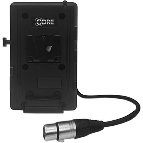 Core SWX VoltBridge V-Mount Plate with 4-Pin XLR and 2 Powertaps for LED Panels and iOS Android