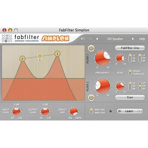 FabFilter Simplon Filter Plug-In
