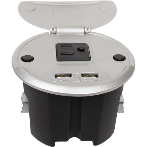 FSR Charging Table Box with AC Outlet & Two USB Ports
