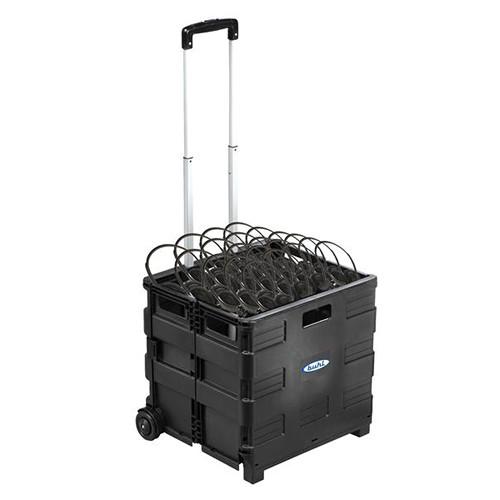 HamiltonBuhl EZ 50 Hear-U-Go 50 Pack Personal Economical Headphones in Rolling Crate