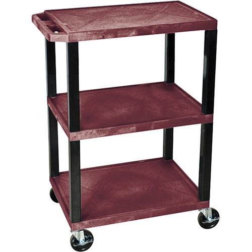 Luxor Tuffy Special Utility Cart with 3 Shelves