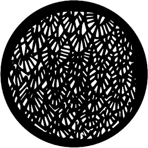 Rosco Standard Steel Gobo #7102 - Abstract Leaves - Size B 86mm