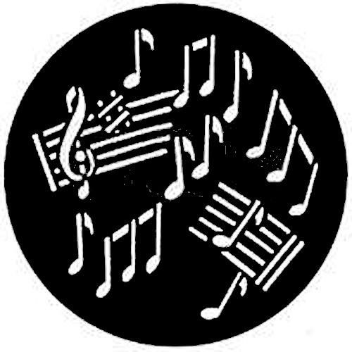 Rosco Standard Steel Gobo #7301 - Jazz - Size A 100mm