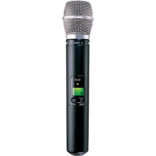 Shure SLX2 Handheld Wireless UHF Transmitter with SM86 Microphone