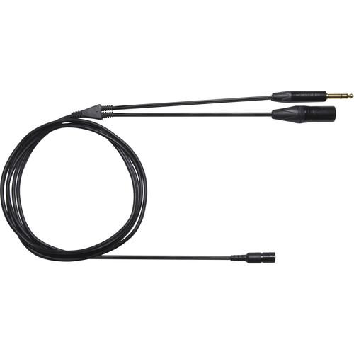 Shure Straight 3-Pin XLR and 1 4" Male Cable for BRH50M 440M 441M Broadcast Headset