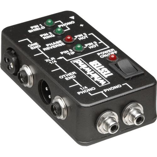 Whirlwind Audio Cable Tester- XLR, 1 4" and RCA Connectors