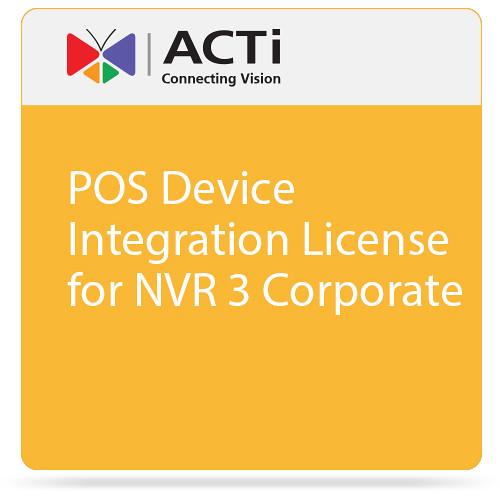 ACTi POS Device Integration License for NVR 3 Corporate