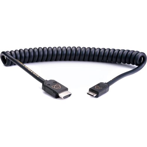 Atomos AtomFLEX HDMI Male to Mini-HDMI Male Coiled Cable