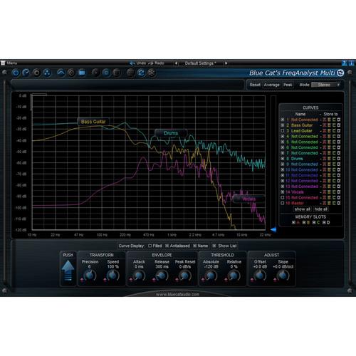 Blue Cat Audio FreqAnalyst Multi Multiple Track Spectral Analysis Tool Plug-In