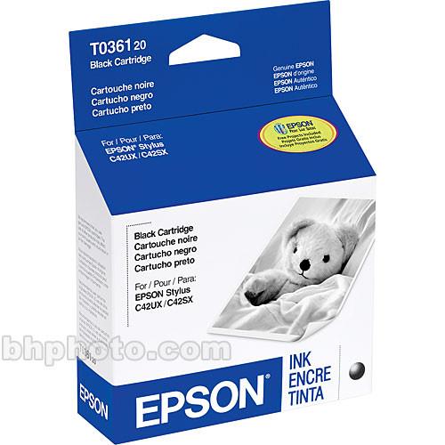 Epson Black Ink Cartridge for Epson Stylus C42UX & C44UX Printers