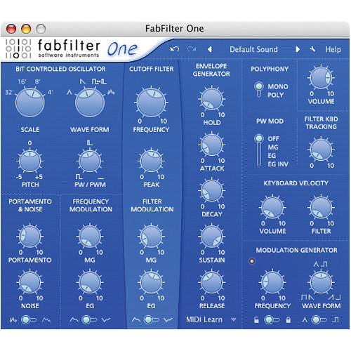 FabFilter One Software Synth Plug-In