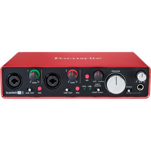 Focusrite Scarlett 2i4 USB Audio Interface