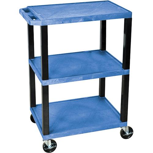 Luxor Tuffy Special Utility Cart with 3 Shelves