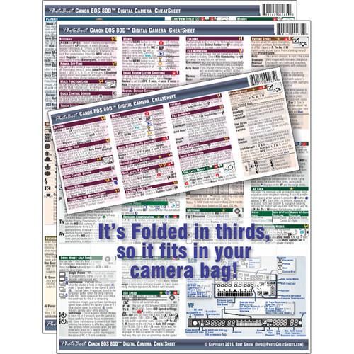 PhotoBert CheatSheet for Canon EOS 80D DSLR Camera