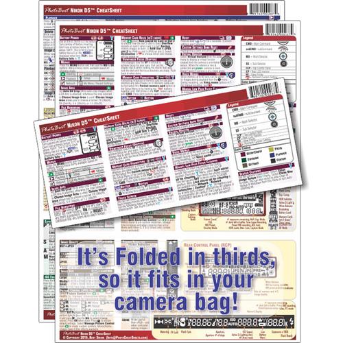 PhotoBert CheatSheet for Nikon D5 DSLR Camera