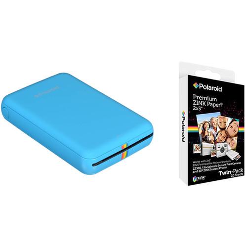 Polaroid ZIP Mobile Printer Kit with 20 Sheets of Photo Paper