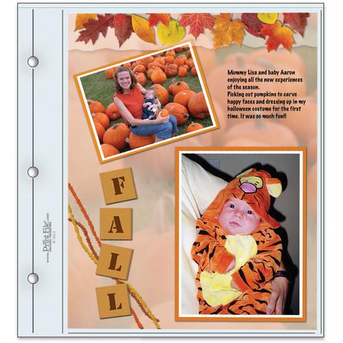 Print File 811-SC500 Archival Preservers for 8.5 x 11" Scrapbooks