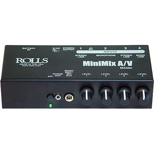 Rolls MX56c MiniMix A V 4-Channel