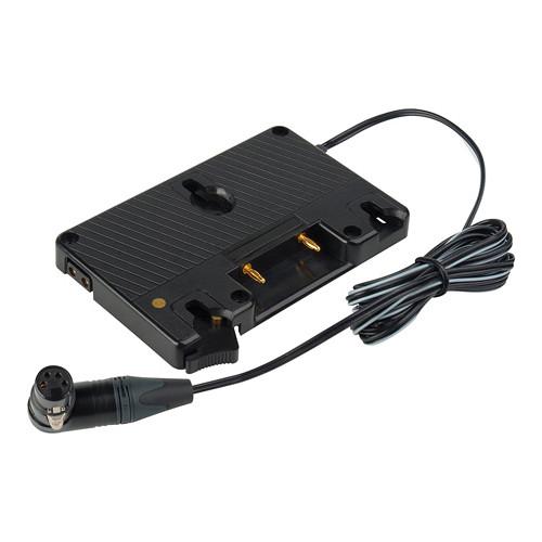 Sescom Anton Bauer Gold Mount Plate to 4-Pin XLR Plug for Blackmagic Studio Camera