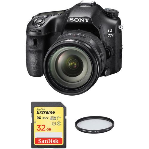 Sony Alpha a77 II DSLR Camera with 16-50mm f 2.8 Lens Basic Kit