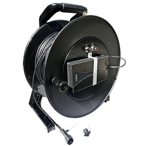 Tactical Fiber Systems CamLink Plus Fiber Transmission System Cable Reel with Built-In 3G-HD SD-SDI Transmitter & Receiver