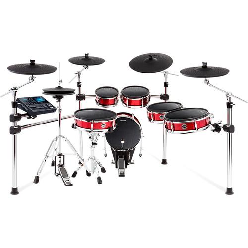 Alesis Strike Pro Kit Eleven-Piece Professional Electronic Drum Kit with Mesh Heads