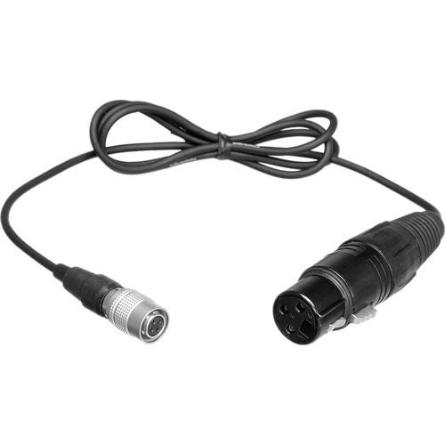 Audio-Technica XLRW Input Cable for UniPak Body-Pack Transmitters with XLRF to 4-pin Connectors