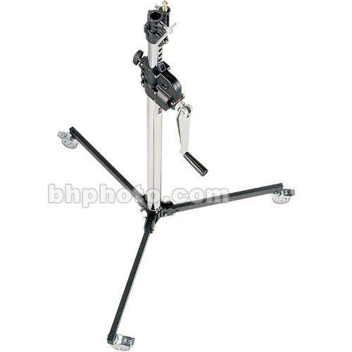 Manfrotto Low Base 2-Section Wind Up Stand with Braked Wheels
