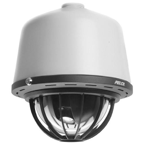 Pelco Spectra IV IP SD4E29-HCP1 H.264 Digital PTZ Dome Camera System with Heavy-Duty Pendant Housing, Protective Cage, & Clear Bubble