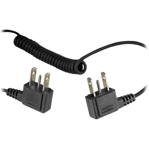 Quantum Instruments Qflash to Radio Slave 4 4i Transmitter Cord - Household 3-Pin to Household 3-Pin - for use with Radio Slave 4 4i when Qflash is Connected to a TTL Module