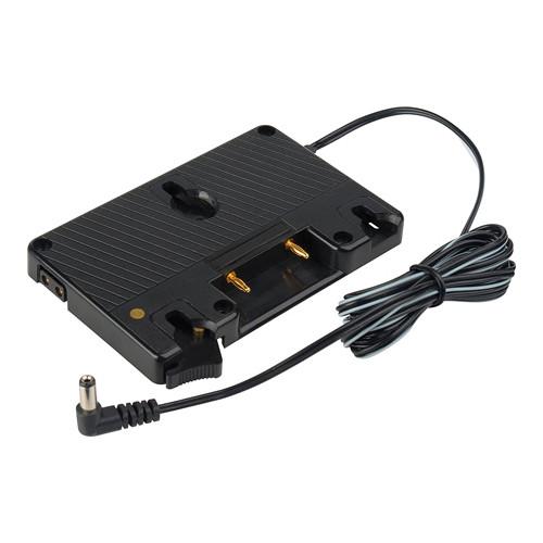 Sescom Anton Bauer Gold Mount Plate to 2.5mm DC Plug for Blackmagic Cinema Camera