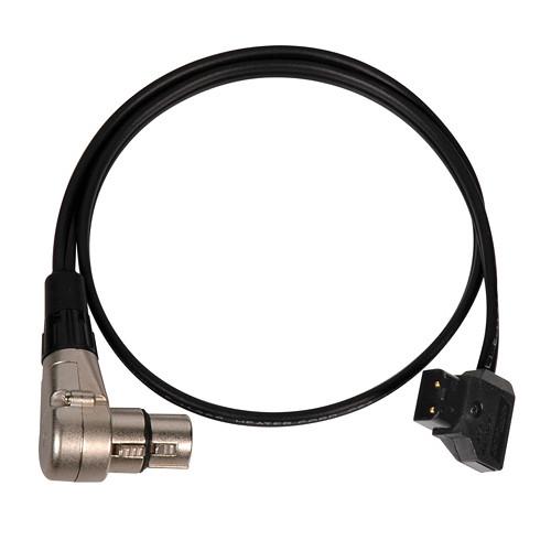 Sescom D-Tap to Right Angle 4-Pin Female XLR Power Cable
