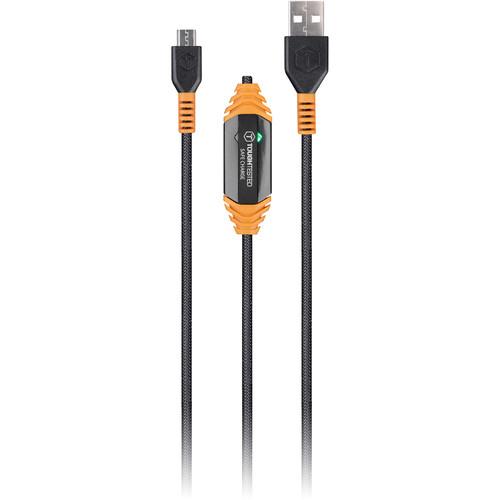 ToughTested SafeCharge USB Type-A Male to Micro-USB Type-B Charge Cable with Circuit Breaker