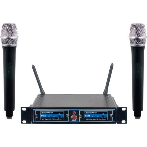 VocoPro UDH-Dual-H UHF Digital Hybrid Wireless Handheld Mic System
