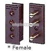 Altman Stage-Pin Connector, Flush Mount Female - 20 Amps