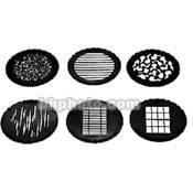 Dedolight Set of Six Popular Steel Gobos for the 400 Imaging Series