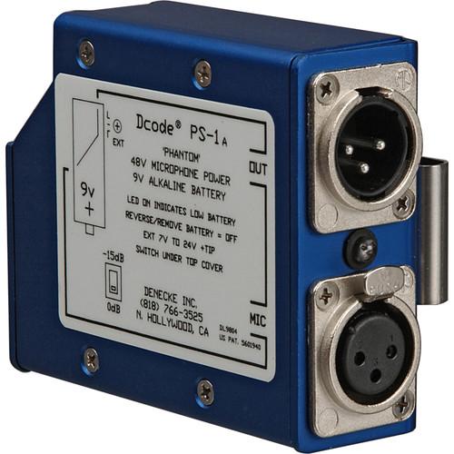 Denecke PS-1A - Portable Single Channel 48V Phantom Power Supply