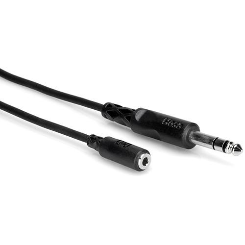 Hosa Technology Stereo Mini Female to Stereo 1 4" Male Headphone Extension Cable - 25