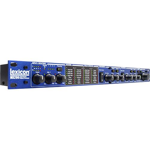 Lexicon MX-200 24-Bit Dual DSP, Dual Channel Multi Effects Processor with Computer Control for Mac VST and Audio Units and Windows VST Based Applications