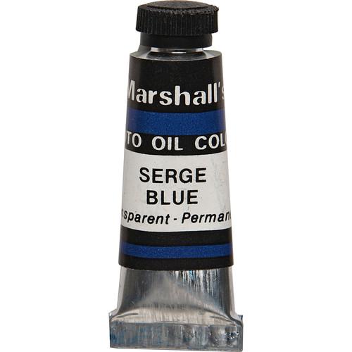Marshall Retouching Oil Color Paint: Serge Blue - 1 2x2" Tube