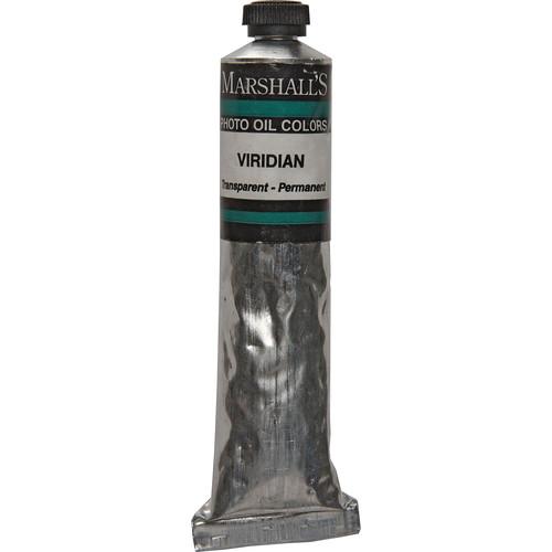 Marshall Retouching Oil Color Paint: Viridian Green - 3 4x4" Tube
