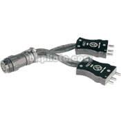 Mole-Richardson Adapter - SOCAPEX to 2- 60Amp Bates, 2 Circuits