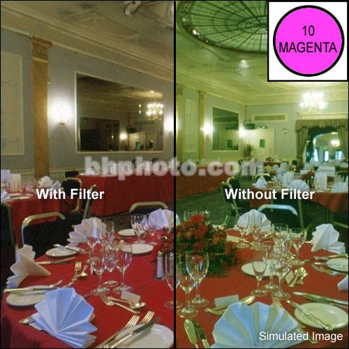 Schneider 4x5.65" CC10M Color Compensating 10 Magenta Glass Filter