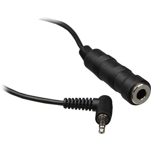 Sound Devices XL14 - Headphone Extension Cable with Stereo Right Angle Mini to Stereo 1 4" Phone Female Connection