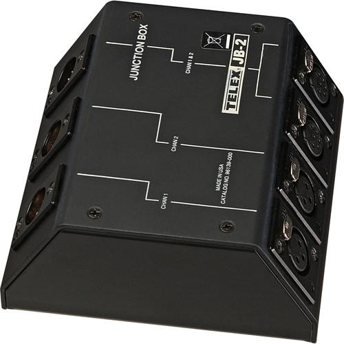Telex JB-2 - 2x1 Microphone Splitter and Junction Box