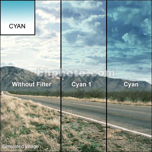 Tiffen 2 x 2" 1 Cyan Soft-Edge Graduated Filter
