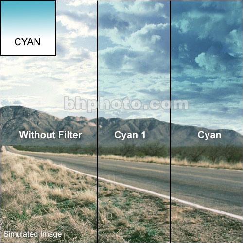 Tiffen 2 x 2" 2 Cyan Soft-Edge Graduated Filter