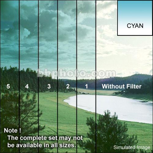 Tiffen 2 x 2" 5 Cyan Soft-Edge Graduated Filter