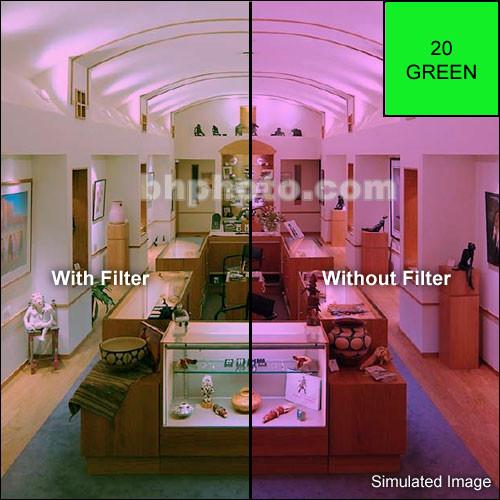 Tiffen 4 x 5" CC20G Green Filter