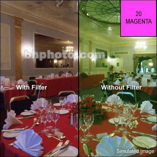 Tiffen 4 x 5" CC20M Magenta Filter